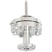Diaphragm seal with flange connection