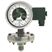 Diaphragm pressure gauge with switch contacts